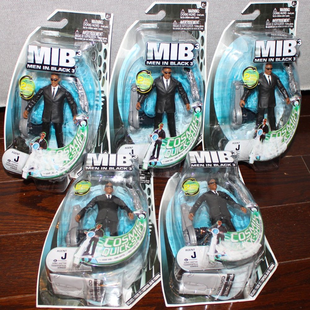 3/$55❤️Men in Black 3 Agent J Sonic Drifter action figure MIB³ Jakks Will Smith